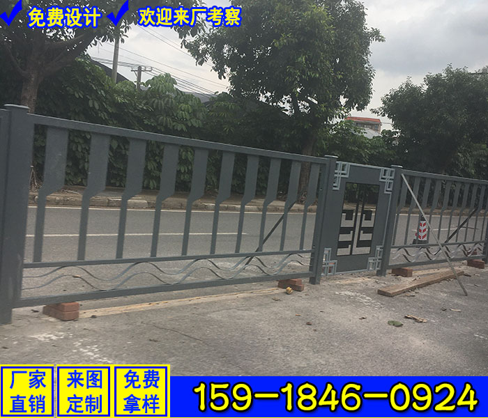 清远定做乙型护栏 深圳C款中央隔离护栏 工字钢防护栏&nbsp;&nbsp;白色工字钢防护栏