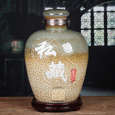 陶瓷酒坛子空坛 密封酒缸鲤鱼跃龙门10斤-50斤酒罐  鲤鱼跃龙门密封酒缸  鲤鱼跃龙门50斤酒罐