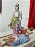 粉彩瓷地藏王菩萨站像 寺庙家用摆件大小菩萨佛像 托宝佛