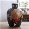 酒罐复古陶瓷泡酒坛 龙戏珠酒坛10斤20斤50斤雕刻酒缸