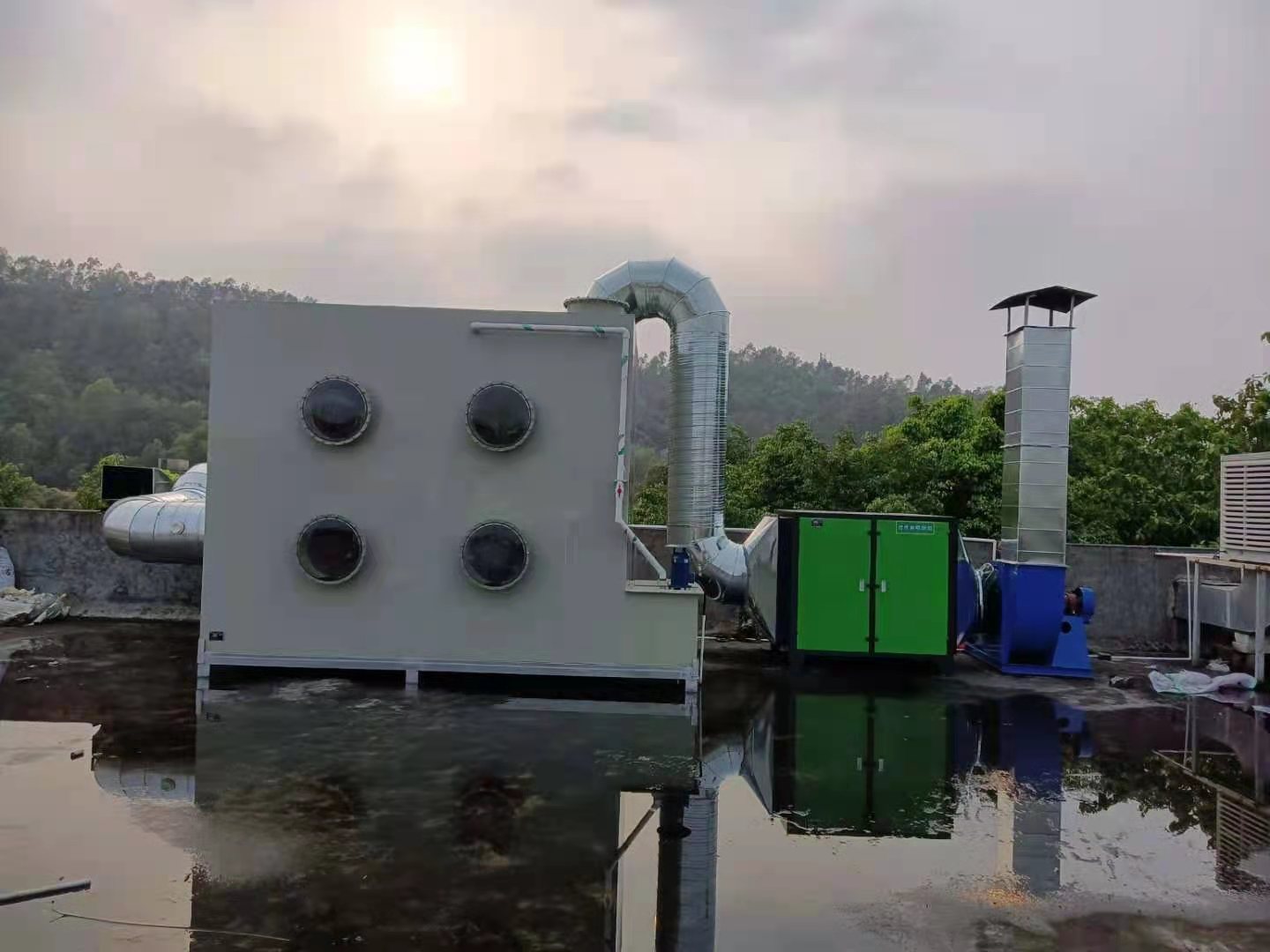 广东生物喷淋塔-启绿环保品牌&nbsp;&nbsp;生物废气处理工程&nbsp;&nbsp;生物废气除臭设备