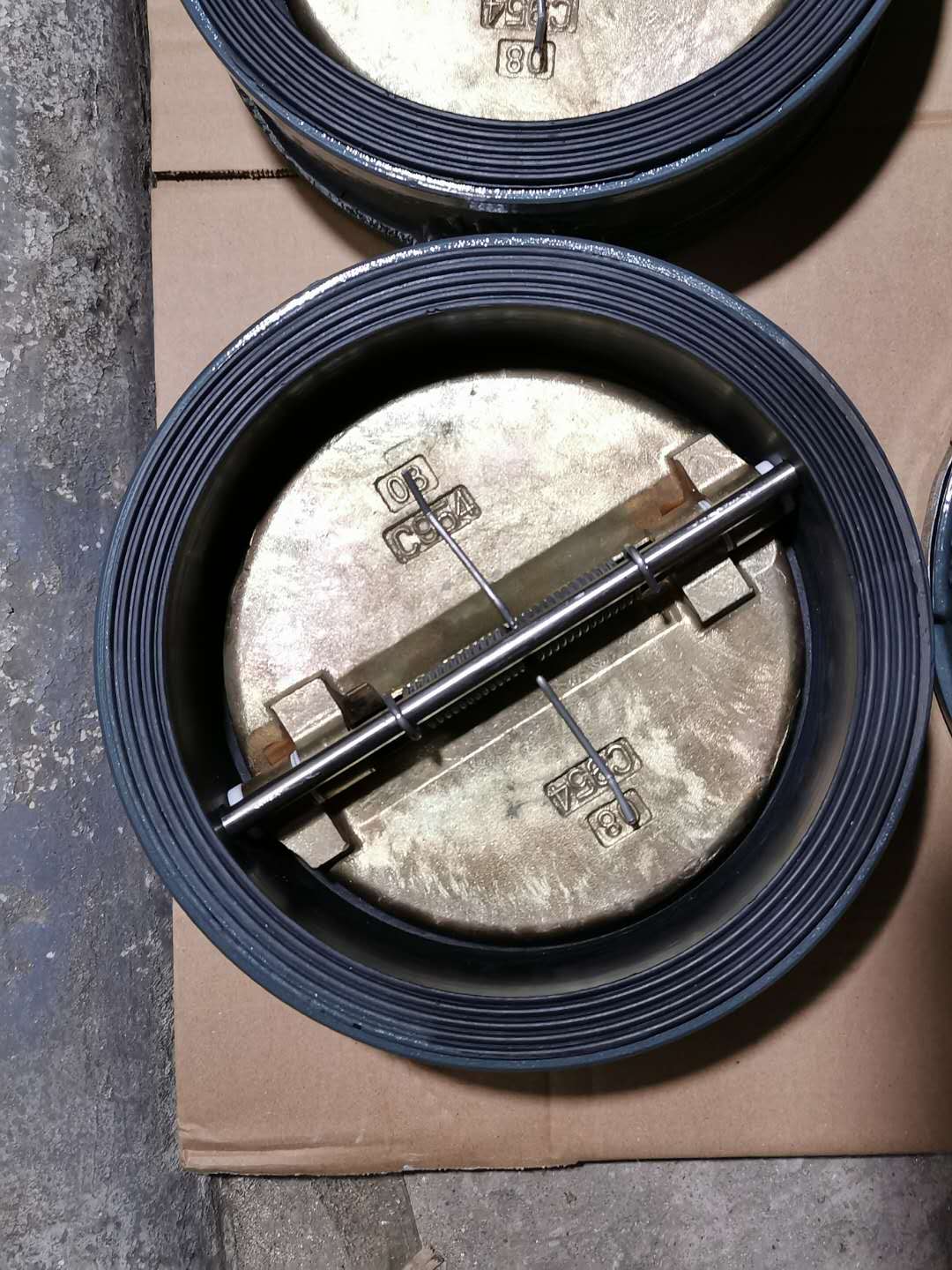 船用DIN型德标碳钢双瓣式止回阀单向阀 船用德标双瓣式止回阀 船用德标双瓣式单向阀