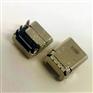TYPE-C24P母座 垫高2.2前插后贴CH=4.0