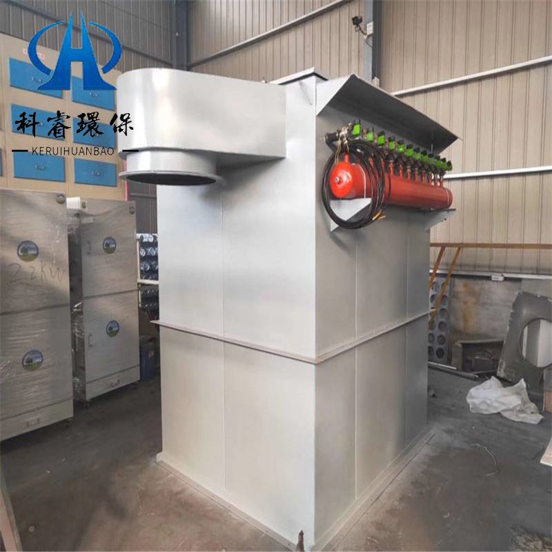 科睿环保设备KR-FC-001反吹布袋除尘器结构图  脉冲布袋除尘器