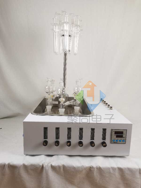 聚同优惠促销水质硫化物酸化吹气仪JT-DCY-6S手动升降  硫化物酸化吹脱系统  硫化物氮吹装置