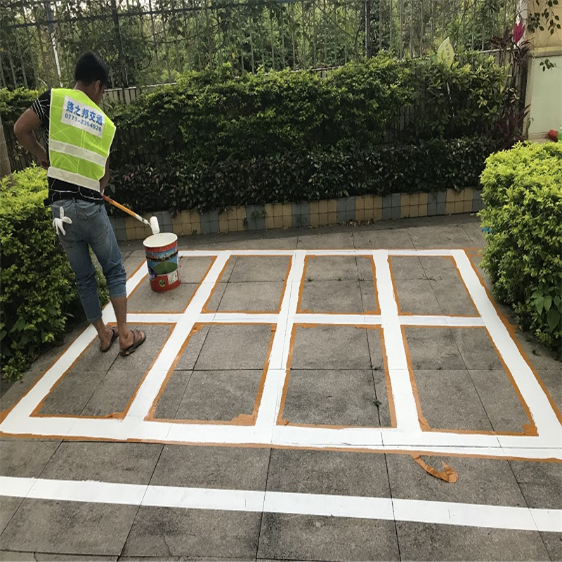 百色户外停车场车位划线  百色户外停车场划线  百色车位划线