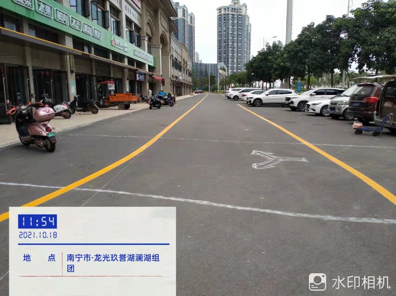 崇左公司门口热熔划线  崇左热熔划线  崇左公司热熔划线