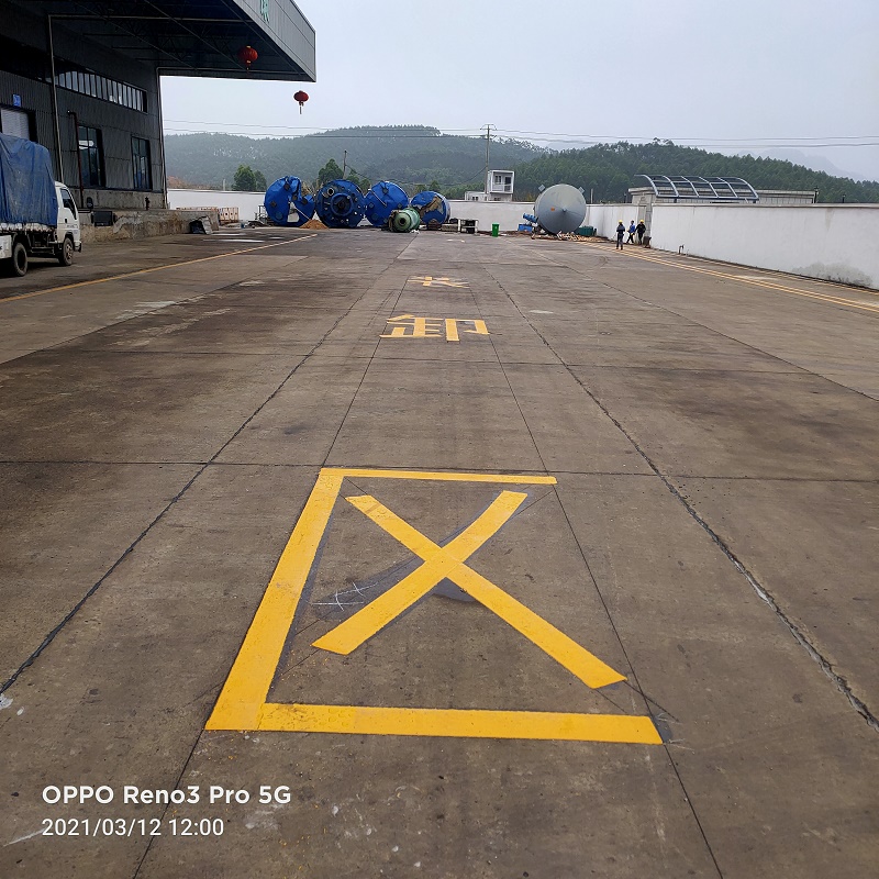 西双版纳厂区路面标线哪里有  道路划线