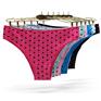 云梦妮外贸现货爱心印花棉女士内裤速卖通女式三角裤