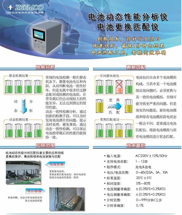 电池动态性能分析仪更换匹配工具  电池更换匹配工具