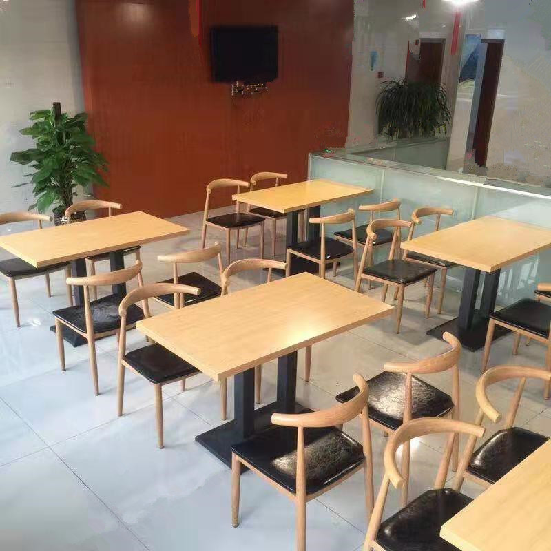 港式餐厅桌椅，茶餐厅桌椅，实木餐厅桌椅定做工厂