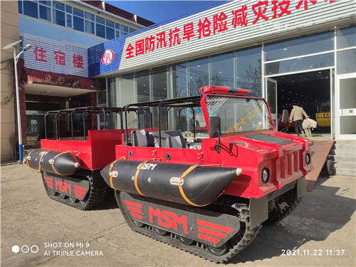 消防履带车快速履带双节全地形车快速通行  履带式水陆两栖车