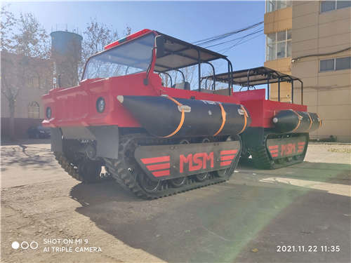 全地形双节履带车-翻山越岭自由穿行抢险车  履带式水陆两栖车