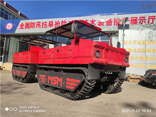 霸王龙履带双节车，可快速抵达灾情现场  履带式水陆两栖车