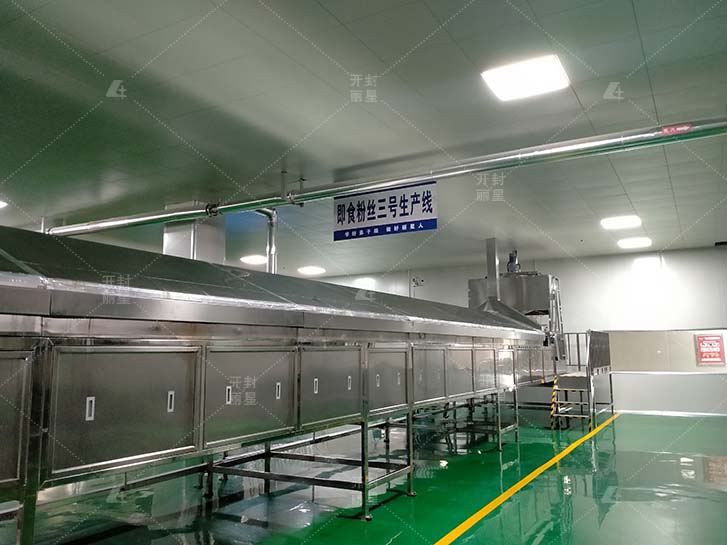 速食酸辣粉加工厂用设备，丽星方便粉丝生产线制造商