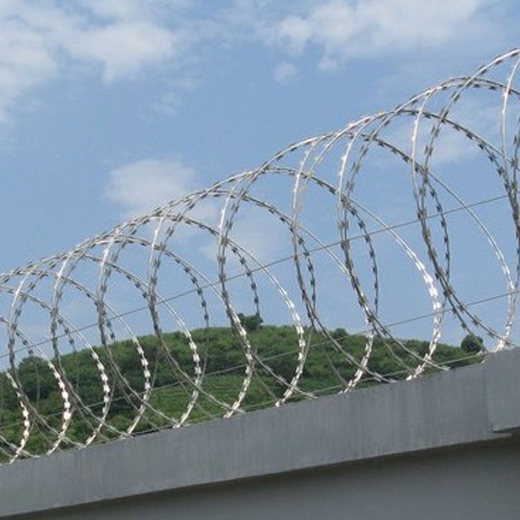 不锈钢刺丝滚笼供应防腐防锈 围墙铁路高铁刺绳护栏网  围墙刺丝滚笼