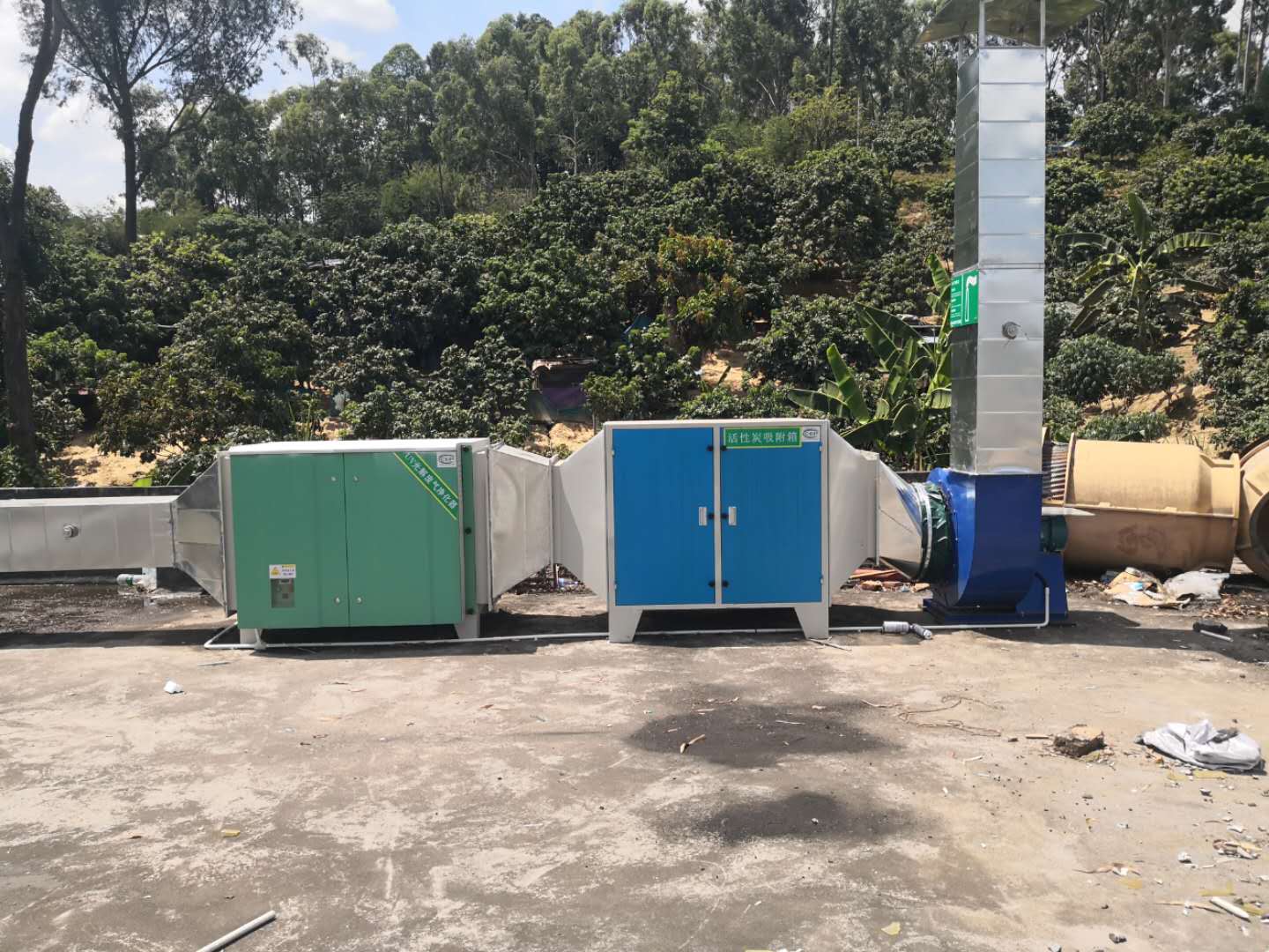 绿东环保活性炭吸附塔设备结构  活性炭吸附器  活性炭吸附设备