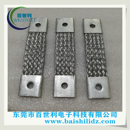 百世利供应铝管压制铝编织线软连接&nbsp;&nbsp;铝编织导电带&nbsp;&nbsp;铝编织带软连接