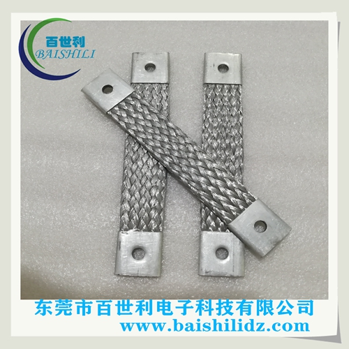 百世利供应铝管压制铝编织线软连接&nbsp;&nbsp;铝编织导电带&nbsp;&nbsp;铝编织带软连接
