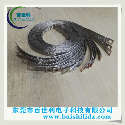 防雷编织带无氧铜编织带抗氧化不锈钢编织带软连接&nbsp;&nbsp;不锈钢编织线