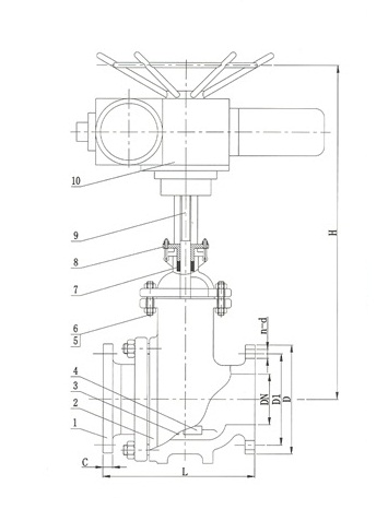 PZ941TC电动陶瓷排渣阀 美标德标日标国标英标俄标  陶瓷排渣闸阀  阀门
