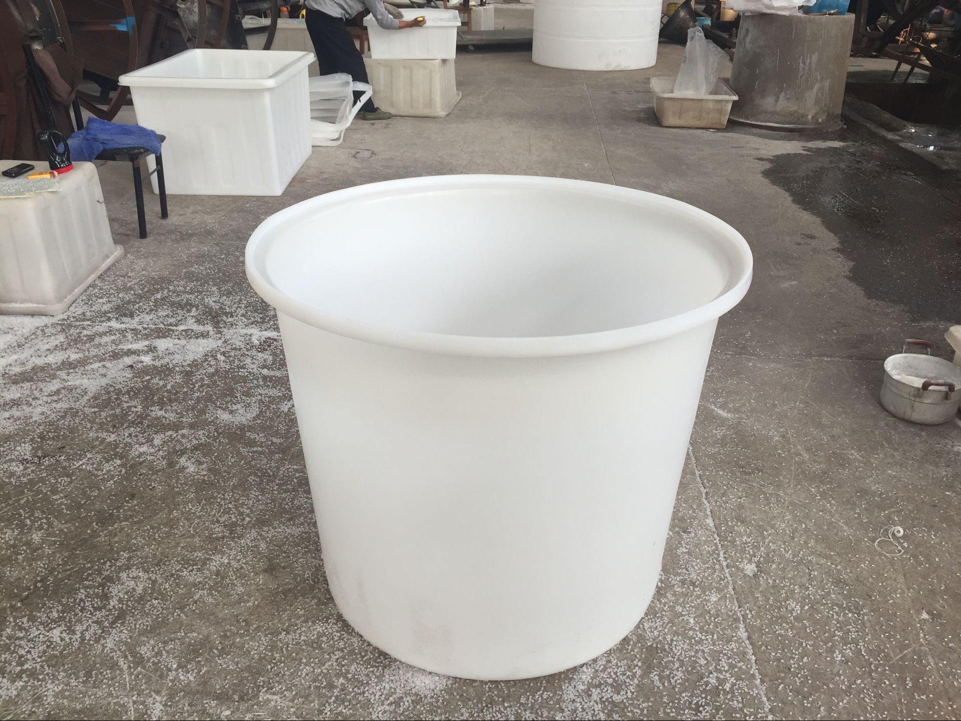 带提手塑料大圆桶鱼虾桶牛筋料搅拌圆桶耐酸碱砸不坏  塑料桶  腌制桶