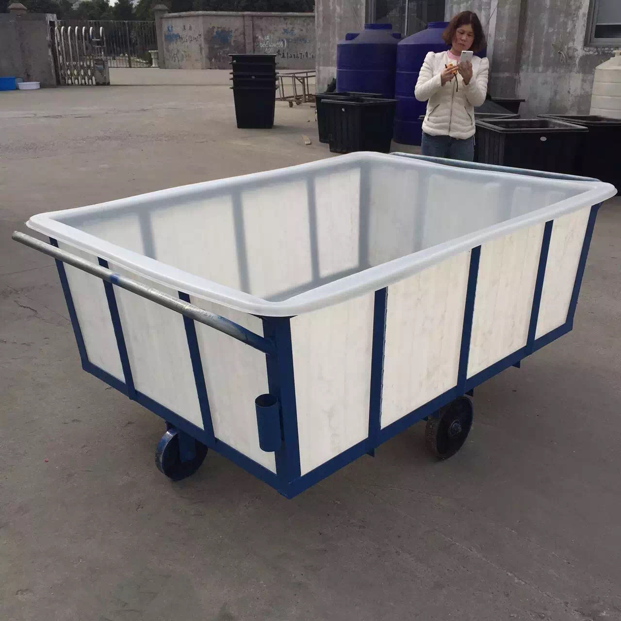 PE方桶方箱K-500L养殖专用方桶周转箱塑料方箱  塑料储罐  LLDPE