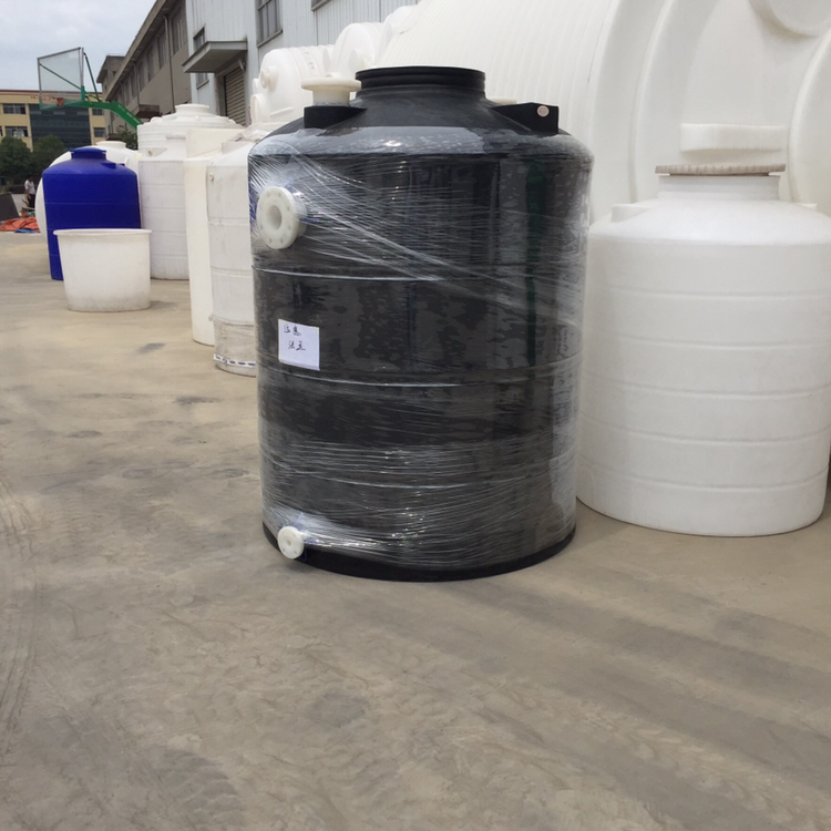 300L塑料大水桶0.3T圆形平底水塔水箱化工运输桶  塑料桶  塑料储罐  LLDPE