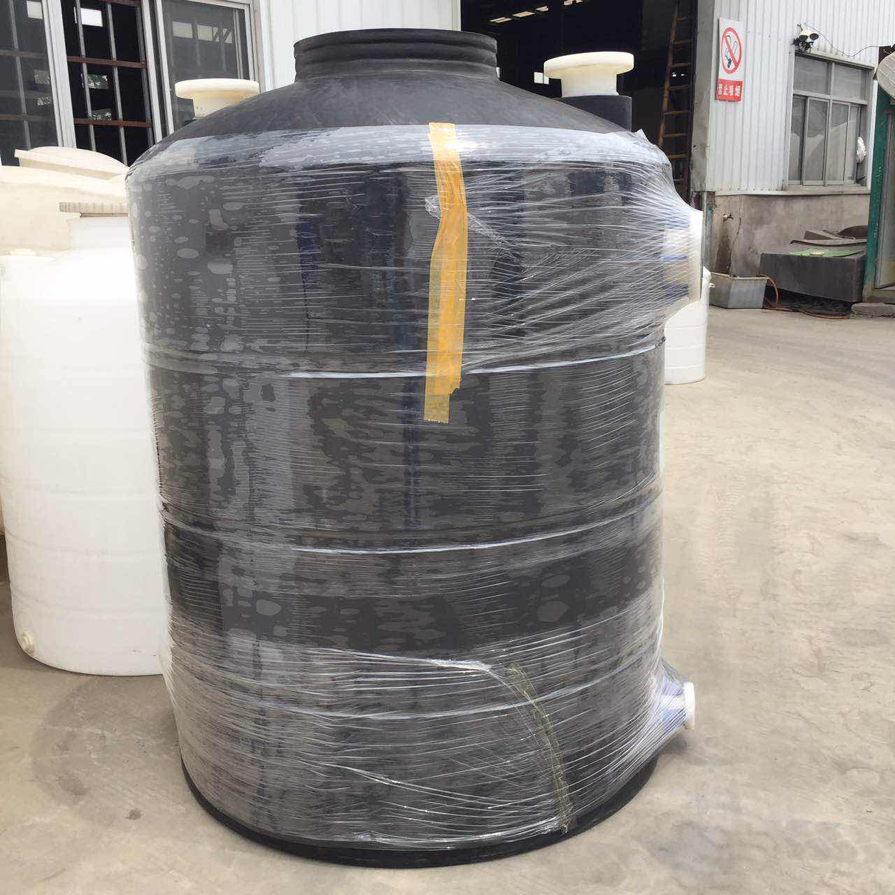300L塑料大水桶0.3T圆形平底水塔水箱化工运输桶  塑料桶  塑料储罐  LLDPE