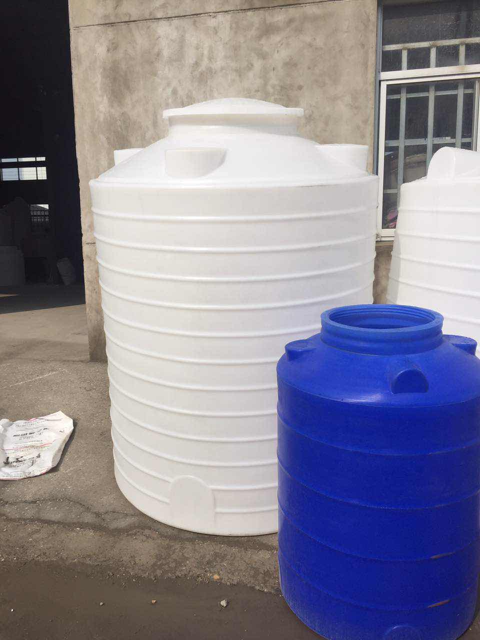 500L0.5吨卧式塑料水塔PE大水桶储水桶蓄水罐圆桶  塑料桶  塑料储罐  LLDPE