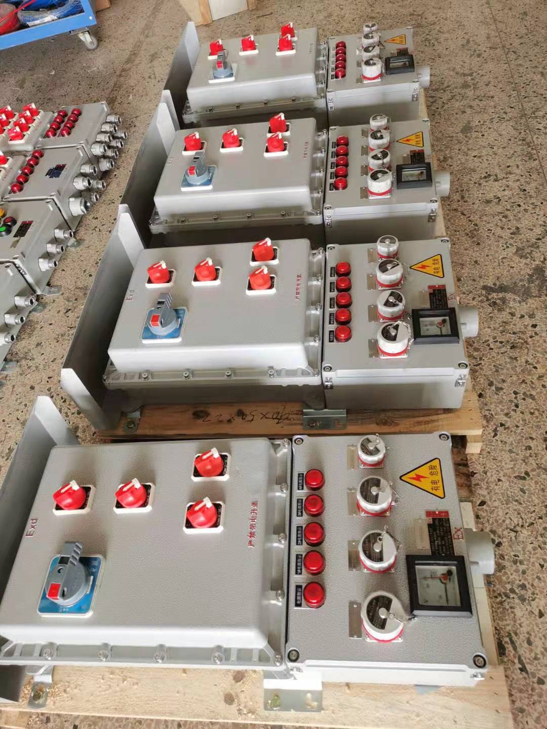 IIB级BXX51钢板焊接500X600防爆动力检修配电箱  防爆配电箱  防爆照明动力配电箱  防爆电源插座箱
