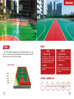 硅PU球场材料户外施工 学校乒羽网球运动场硅PU地胶厂家  生产厂家