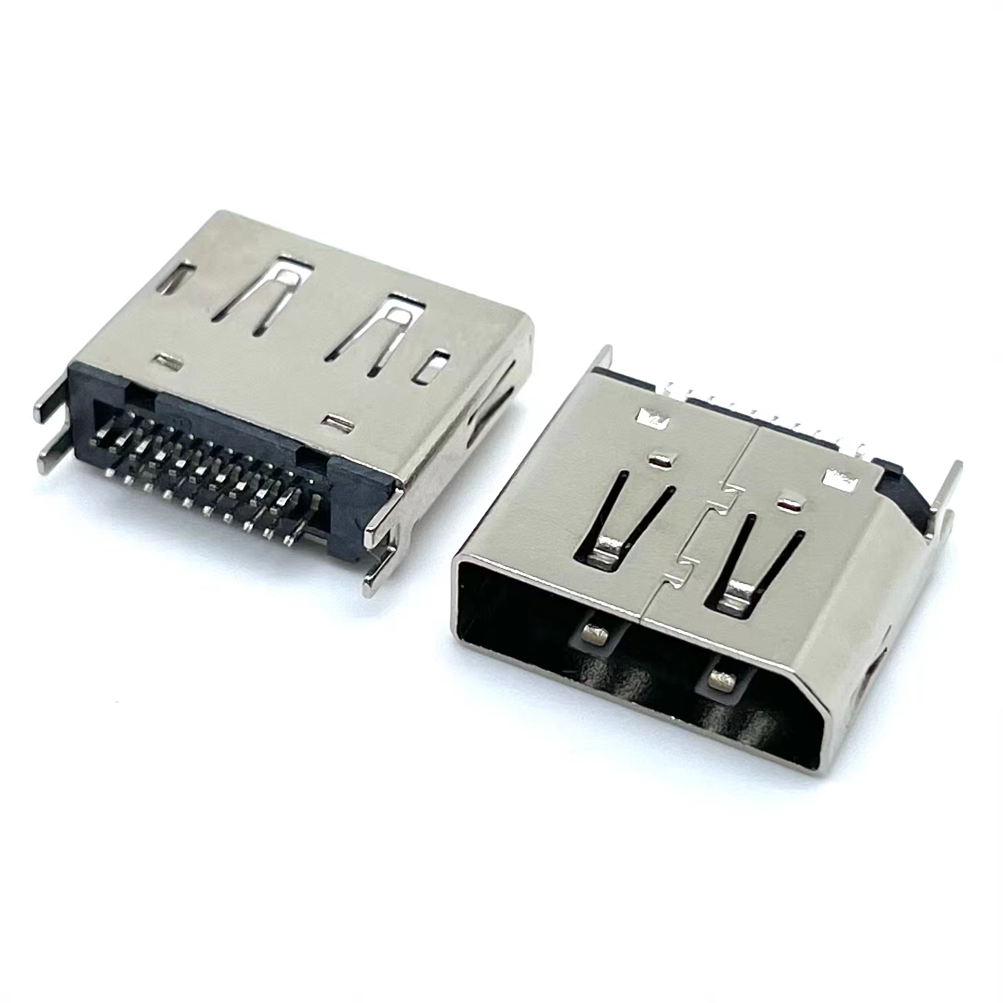 HDMI 20p夹板公头 180度立式直插 双鱼叉脚  HDMI20p夹板公头