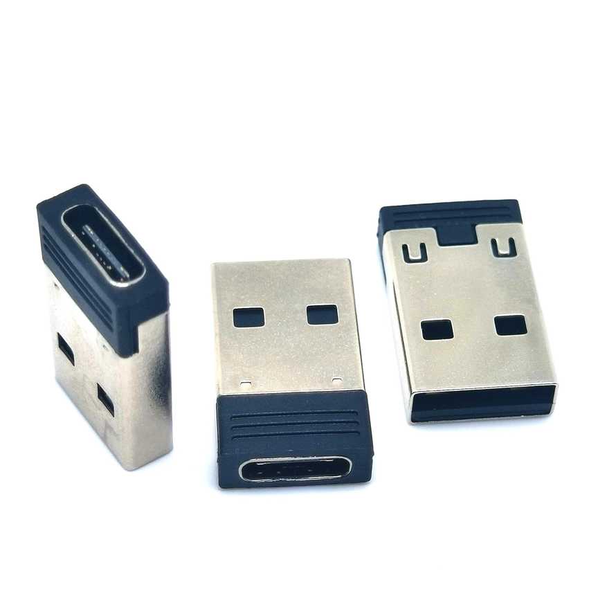 TYPE-C3.1转USB2.0 A公转接插座双面插二和一&nbsp;&nbsp;TYPE-C转USB2.0