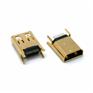 HDMI19夹板立插母座 D型口MICRO夹板1.6母座镀金