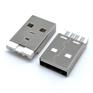 USB 2.0A母 短体焊线插座 数据线插座 白胶