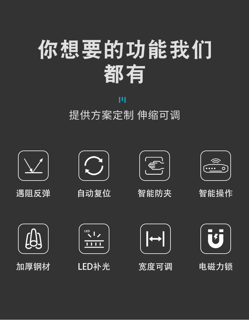 广西南宁小区人行通道广告门-自动感应  门禁