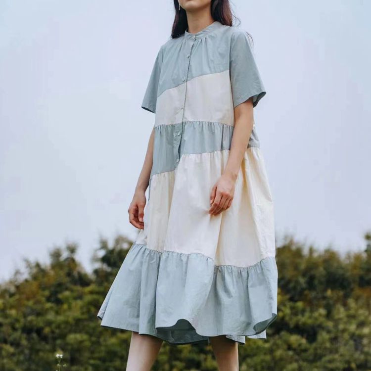 折扣女装品牌马可未春夏 柯罗娜女装衬衫尾货剪标