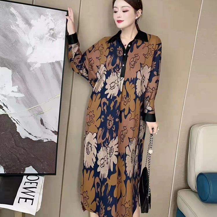 圣格娅连衣裙春装女装品牌折扣 柔妆女装缤蔓上衣尾货  女装尾货