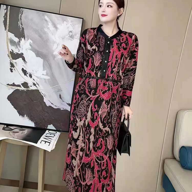 圣格娅连衣裙春装女装品牌折扣 柔妆女装缤蔓上衣尾货  女装尾货