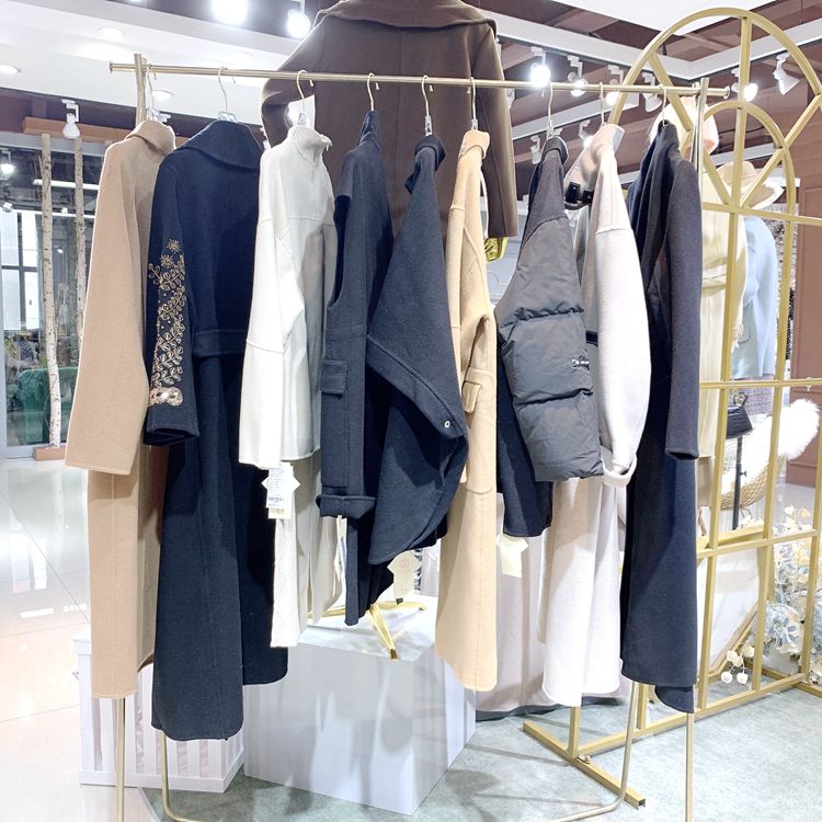 折扣店女装品牌银钻双面羊绒大衣 序言女装进货渠道