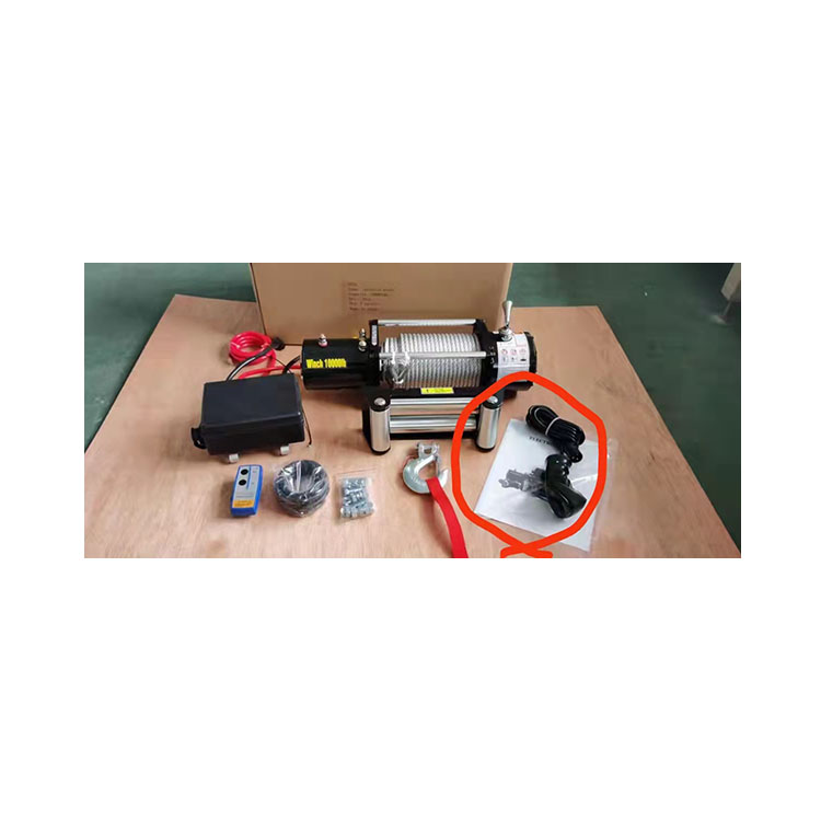 电动绞盘9500磅12v24v车辆自救牵引器提升机