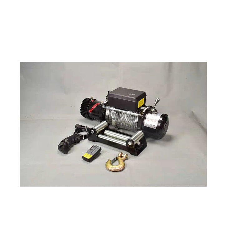 电动绞盘9500磅12v24v车辆自救牵引器提升机