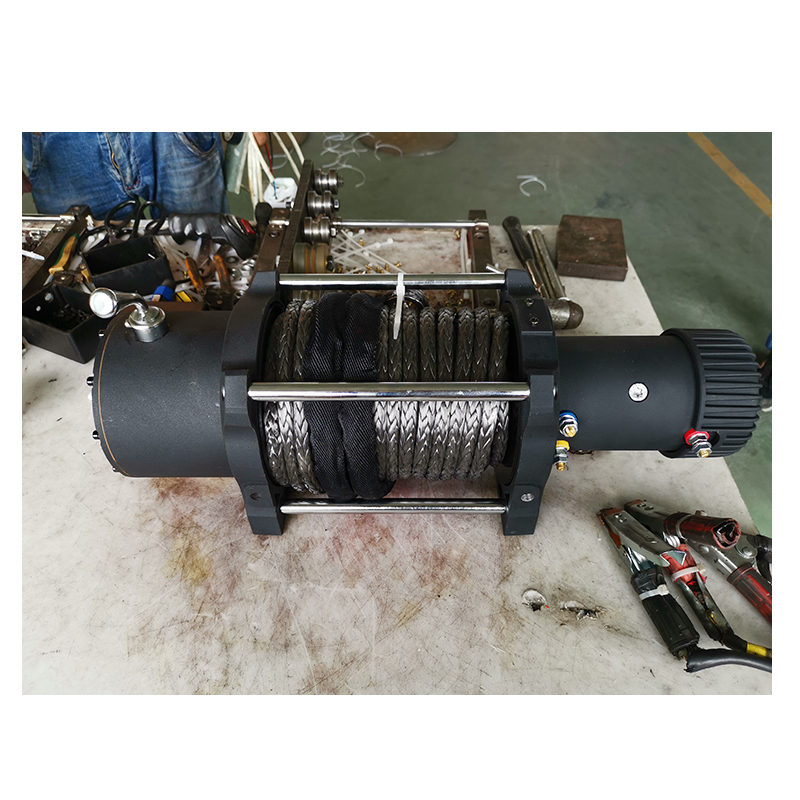 电动绞盘12v24v20000磅清障车工程车自救牵引绞盘  20000磅8吨9吨10吨