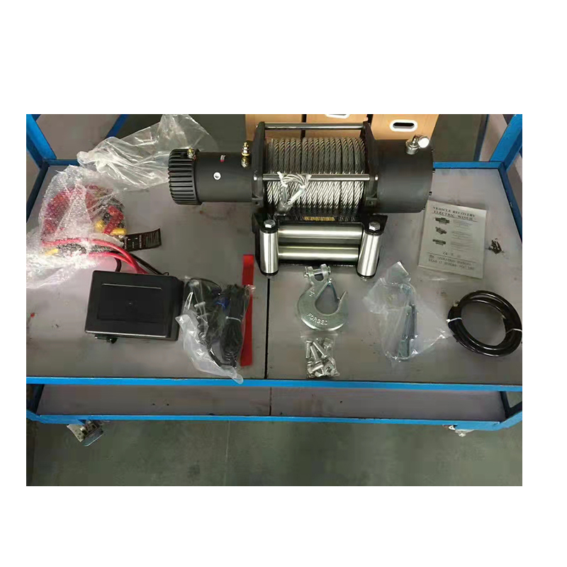 电动绞盘12v24v20000磅清障车工程车自救牵引绞盘  20000磅8吨9吨10吨