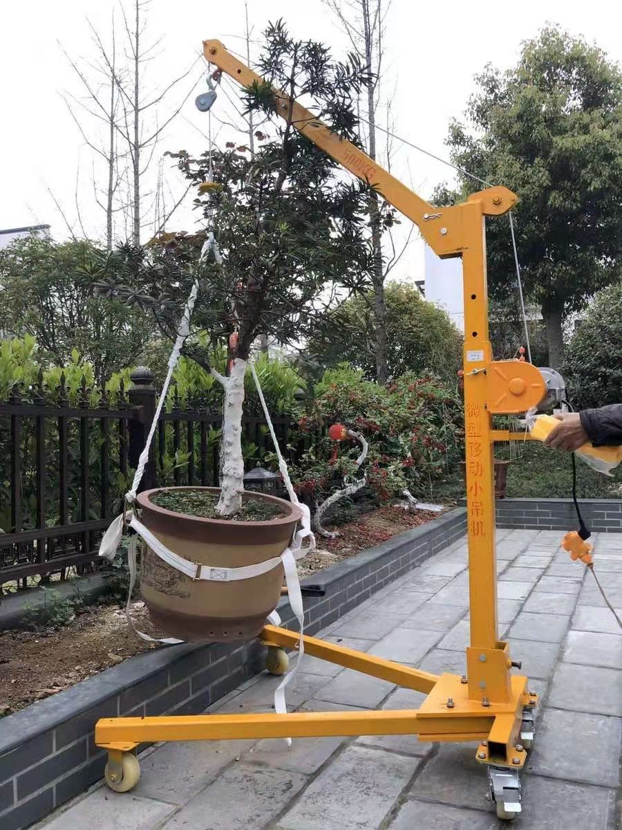 移动手动电机移动折叠电动家用吊机