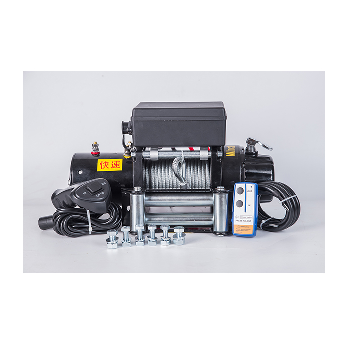 6000磅电动绞盘12v24v车辆自救牵引器提升机