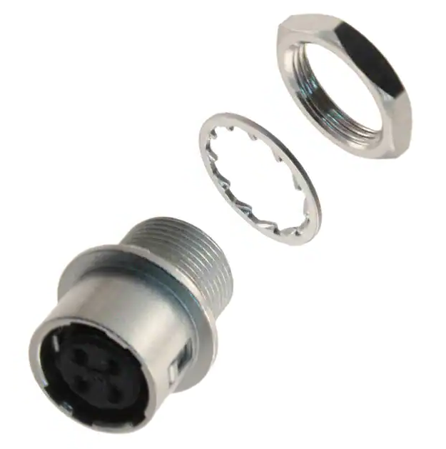 HRS广濑HR10A-7R-4S(73)高性能小型圆形连接器  镀银插座  4PIN