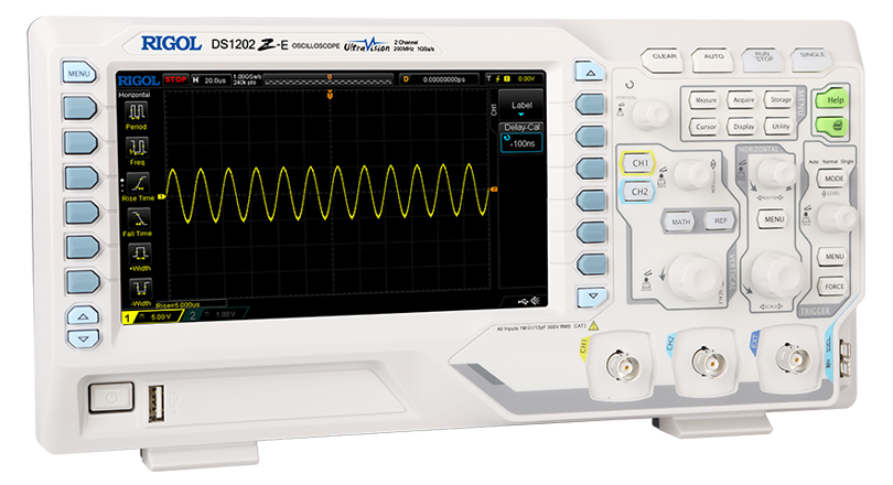 成都虹威供应普源DS1000Z-E数字示波器 模拟宽带200MHZ 实时采样率1GSa/s 24Mpts的存储深度