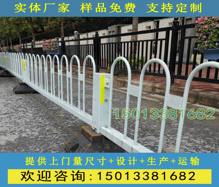 江门道路防撞栏杆厂家定制新会区钢制城市交通护栏  乙型护栏  M型护栏